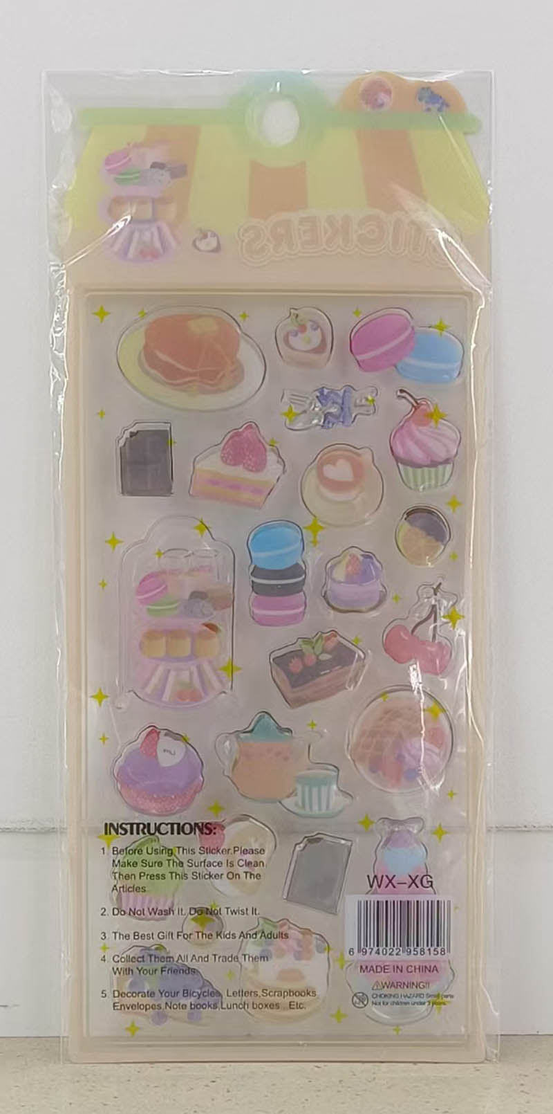WX-XG gilding embossed sticker Item Picture