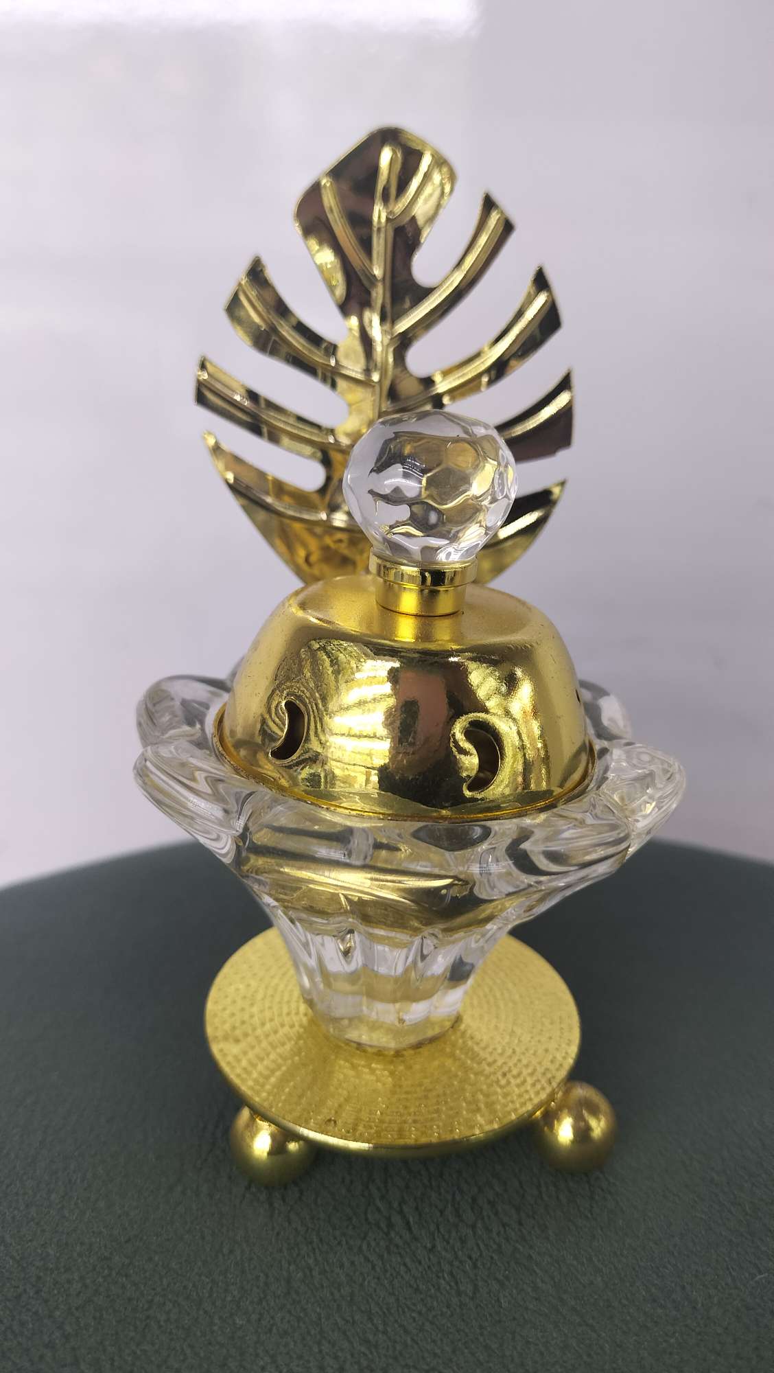 穆斯林星月系列水晶玻璃金属香炉工艺品 家居装饰品 详情图12