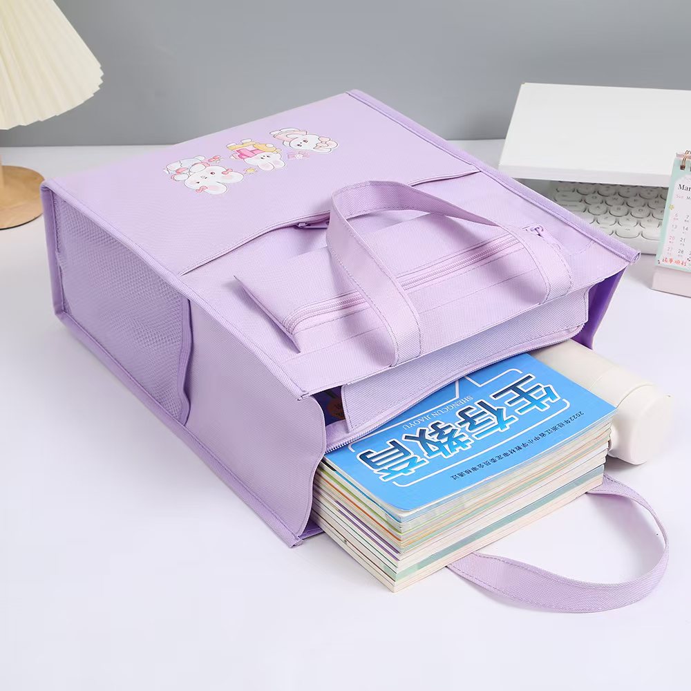 721 Pencil case, Oxford Cloth hand-held book case for primary and middle schools, student tutorial bag pic 10