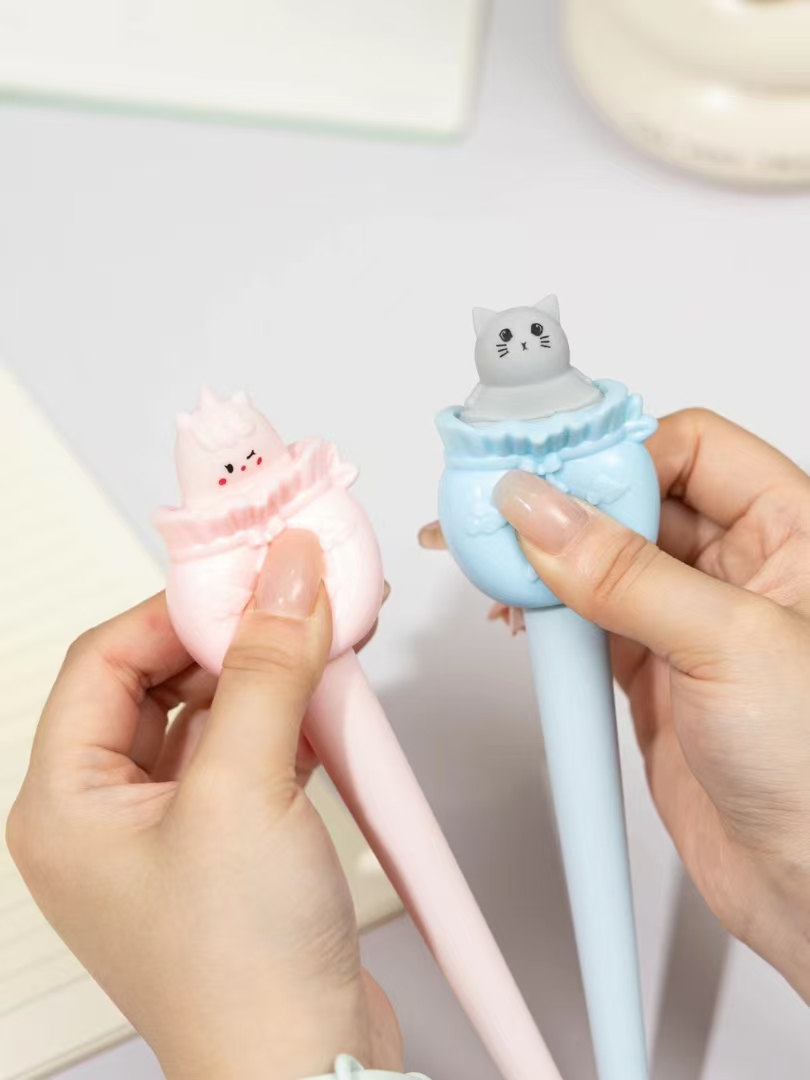 Fandouka Stationery, creative and cute lucky bags, stress-relieving gel pens, smooth and easy to write. Factory wholesale of creative stationery gel pens Specification image
