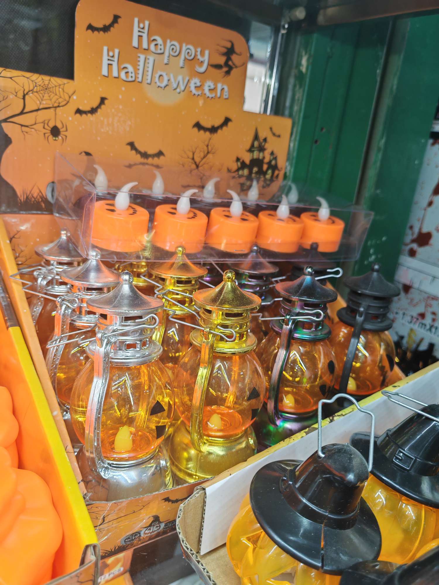 万圣节发光蜡烛LED闪光灯 派对装饰鼻子幽灵小夜灯闪光高脚杯节日装饰鼻子蜡烛幽灵南瓜蜡烛恐怖可爱派对节日氛围儿童玩具详情图12