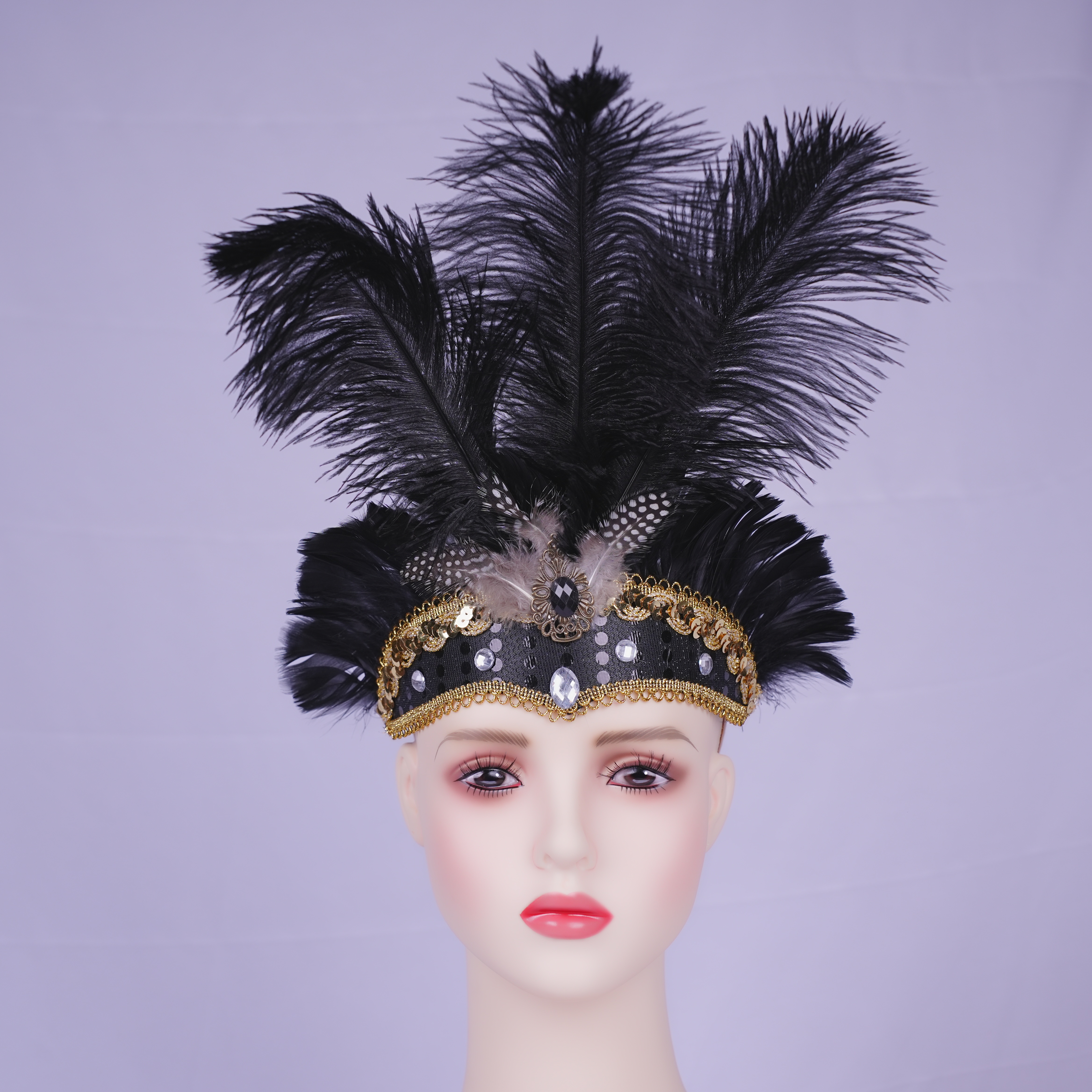 运动发带/发带/头绳/三角巾/蝴蝶结发带白底实物图