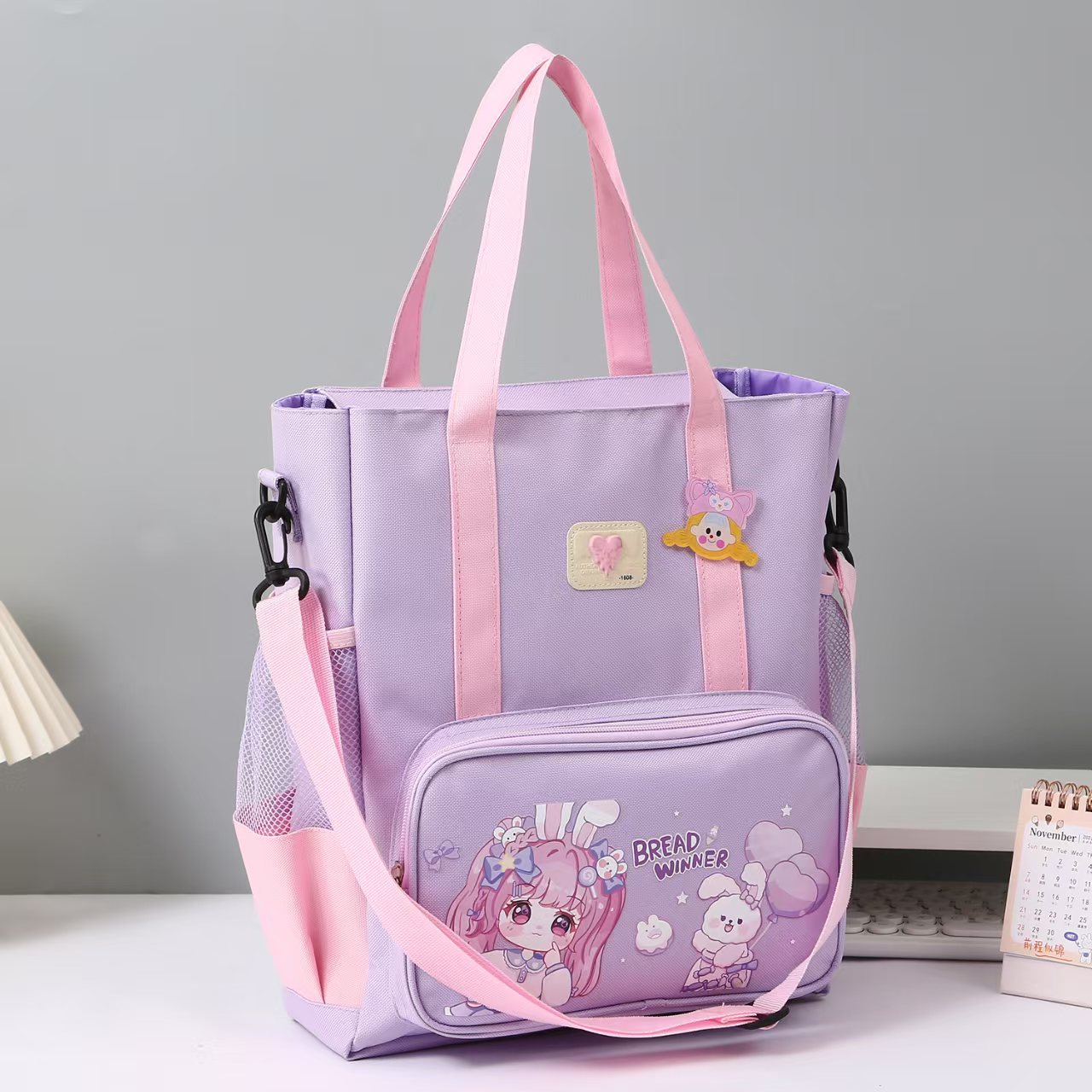 Student tote bag Crossbody bag Remedial bag Boys and girls remedial bag Application Scenario