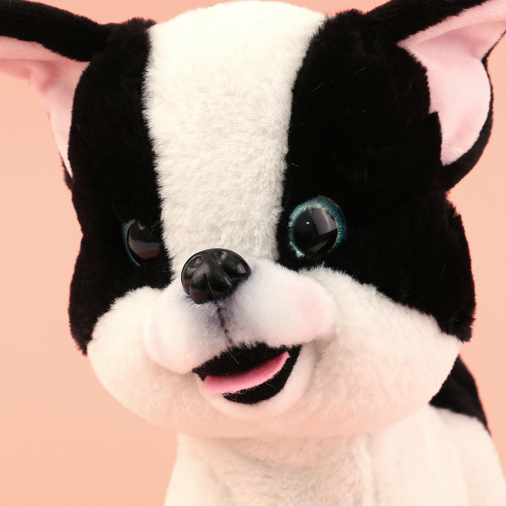 Cross-border simulation plush electric dog can walk, bark, nod, shake its head and wag its tail. Children's toy street stall wholesale manufacturer Application Scenario