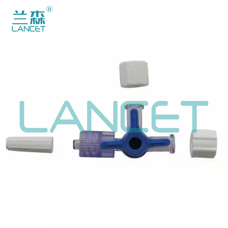 Medical sterilization three-way valve, three-way cock with extension tube, 3-way stopcock disposable mixer Specification image