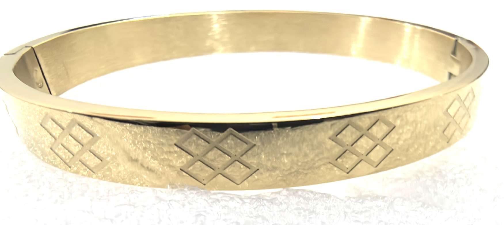 Sand gold jewelry bracelet, high-end stainless steel bracelet, silver bracelet, fashionable jewelry, exquisite, wear-resistant, high gloss, long-lasting color retention