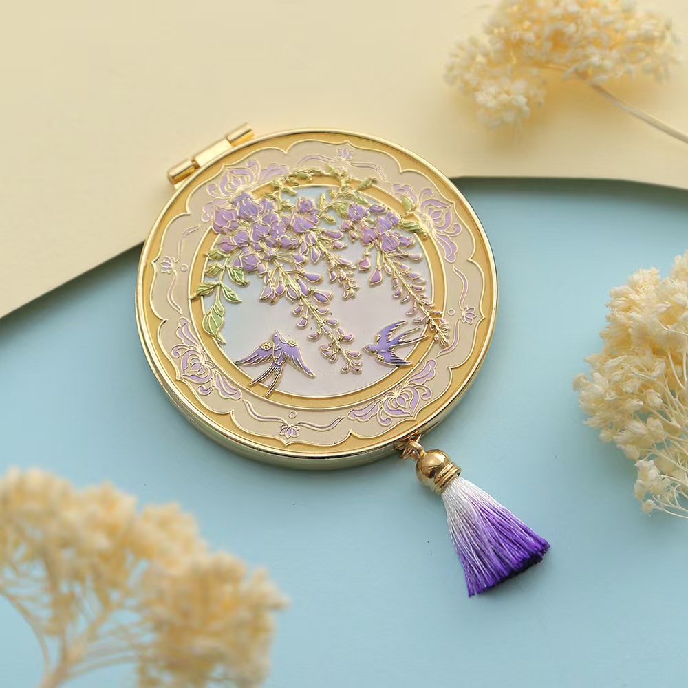 Flower-and-bird mirror Specification image