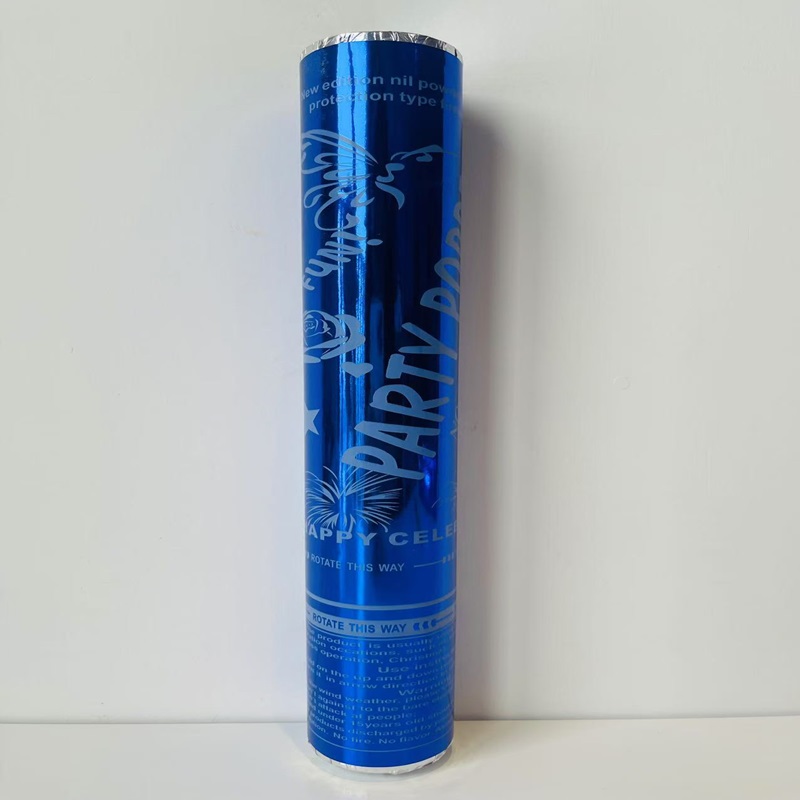 28cm手拧小礼花礼炮婚礼庆典生日派对性别展示节日乔迁开业大吉批发白底实物图