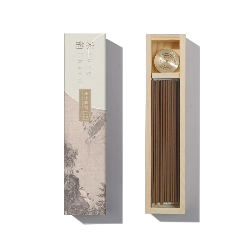 Han Chuan Xiang Song Yun Portable short tube incense coil Incense, agarwood and sandalwood incense, long-lasting natural fragrance for home use, indoor and bedroom Item Picture