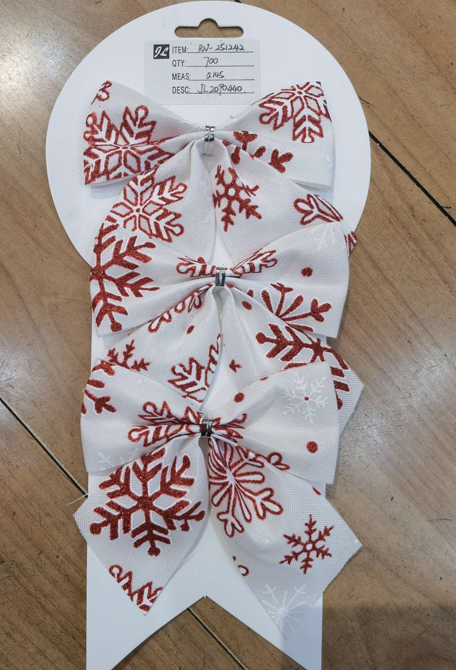 圣诞节，圣诞蝴蝶结，布艺挂件，圣诞节日用品