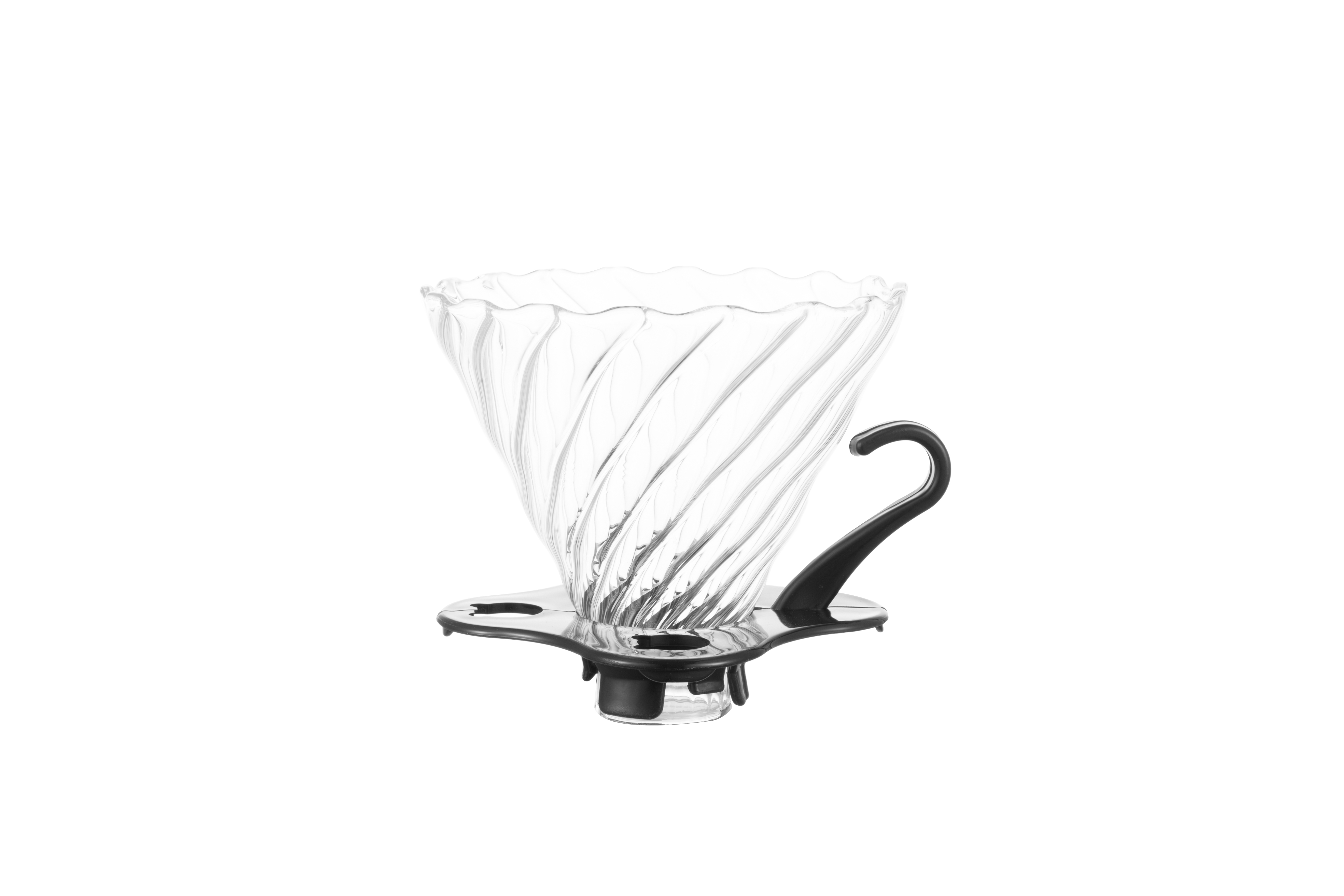 Glass coffee funnel, glass coffee filter, coffee filter funnel