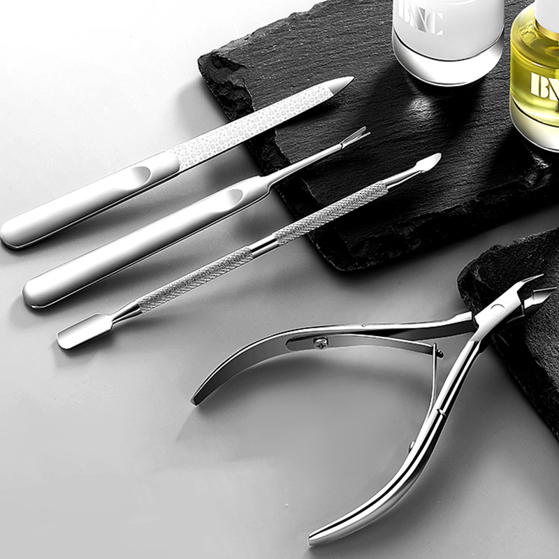 不锈钢美甲死皮剪D501去死皮倒刺修手指甲边缘金色美容剪美甲工具01