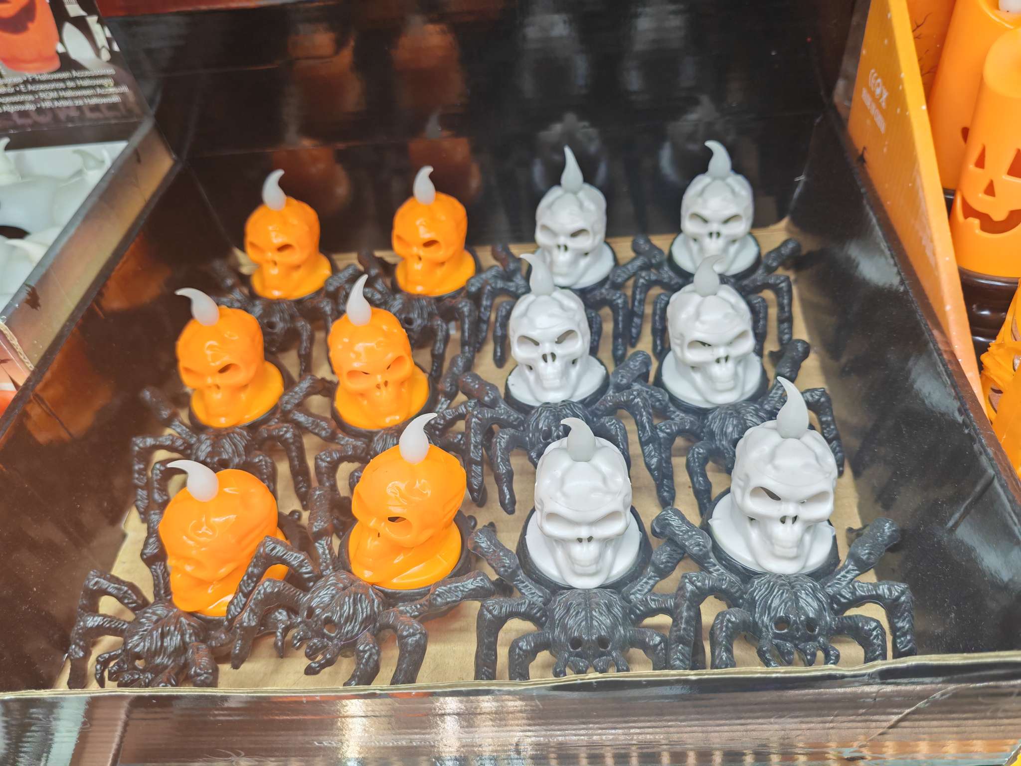 万圣节发光蜡烛LED闪光灯 派对装饰鼻子幽灵小夜灯闪光高脚杯节日装饰鼻子蜡烛幽灵南瓜蜡烛恐怖可爱派对节日氛围儿童玩具详情图8