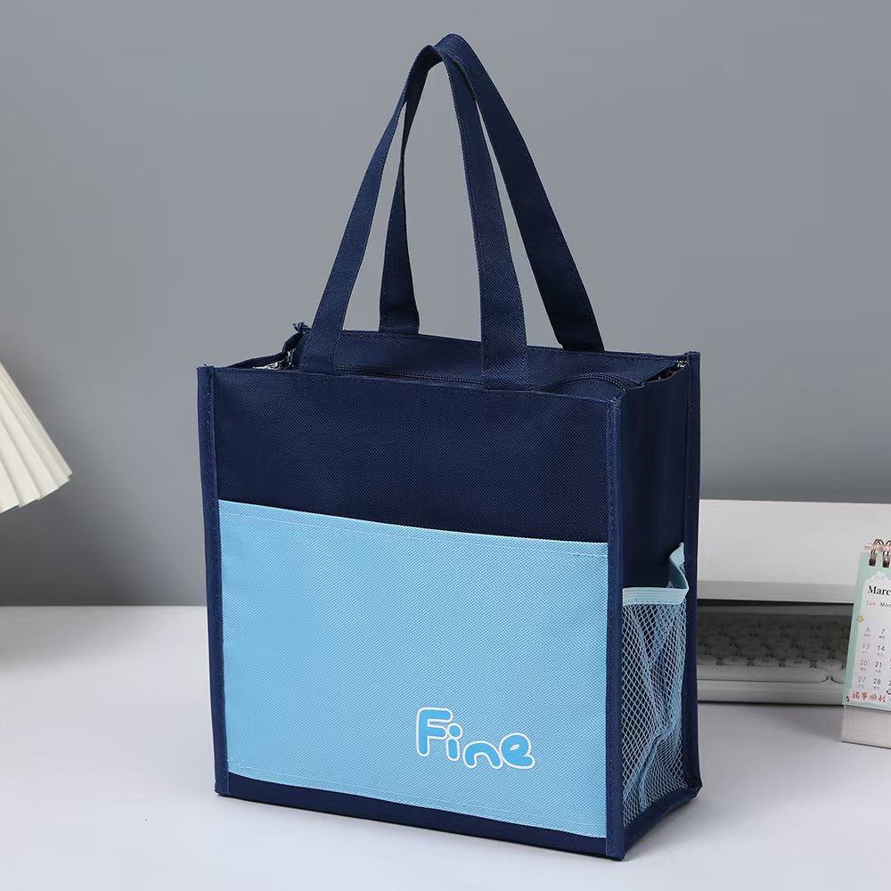 ins student and office worker insulated double-layer lunch box bag, lunch bag, waterproof and wear-resistant Application Scenario
