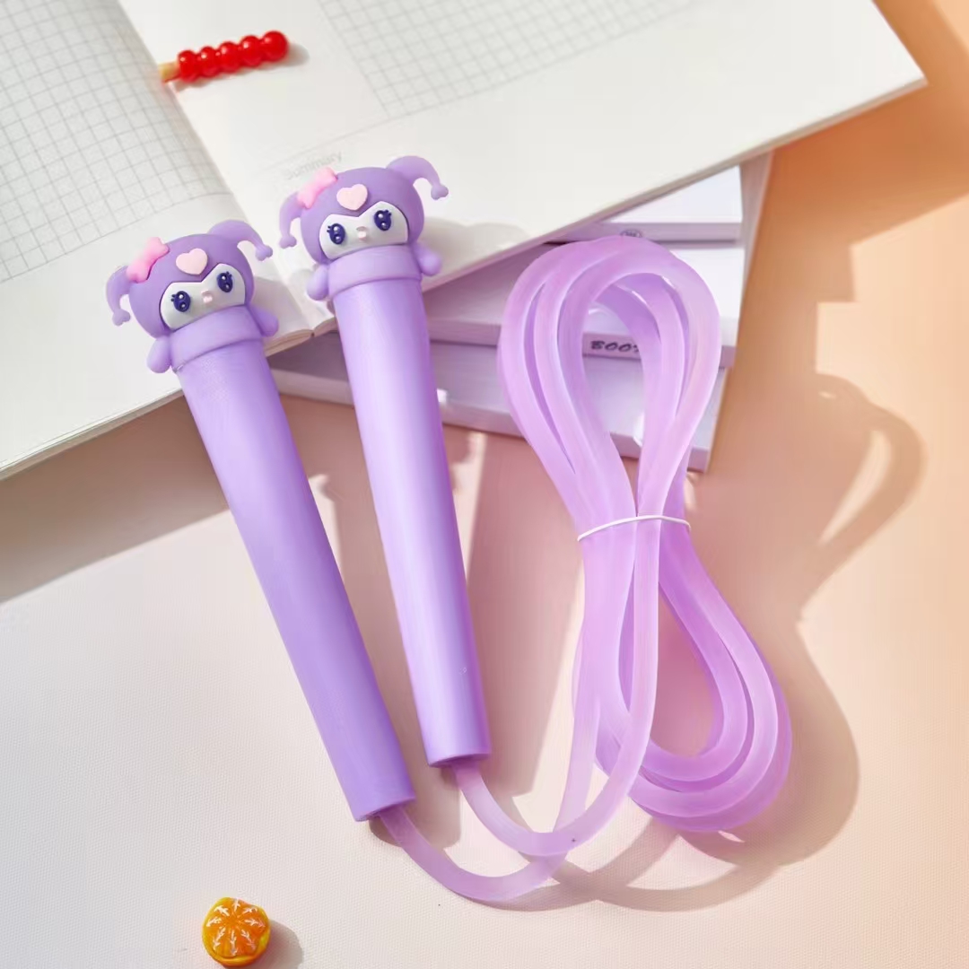 Fandouka stationery, creative and cute cartoon head, Carlotti skipping rope, sports goods, fitness goods, skipping rope, children's outdoor Item Picture