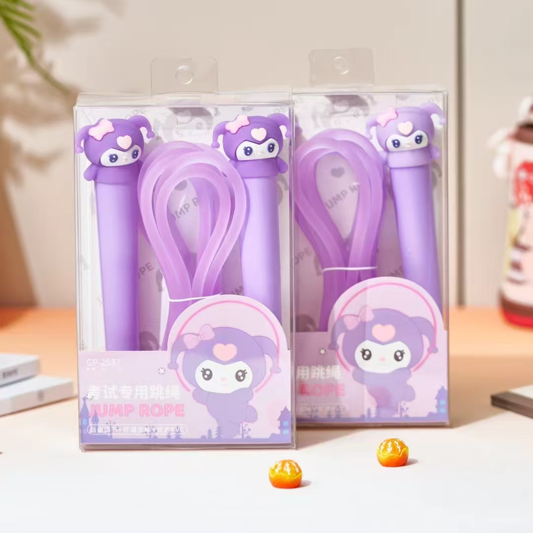 Fandouka stationery, creative and cute cartoon head, Carlotti skipping rope, sports goods, fitness goods, skipping rope, children's outdoor