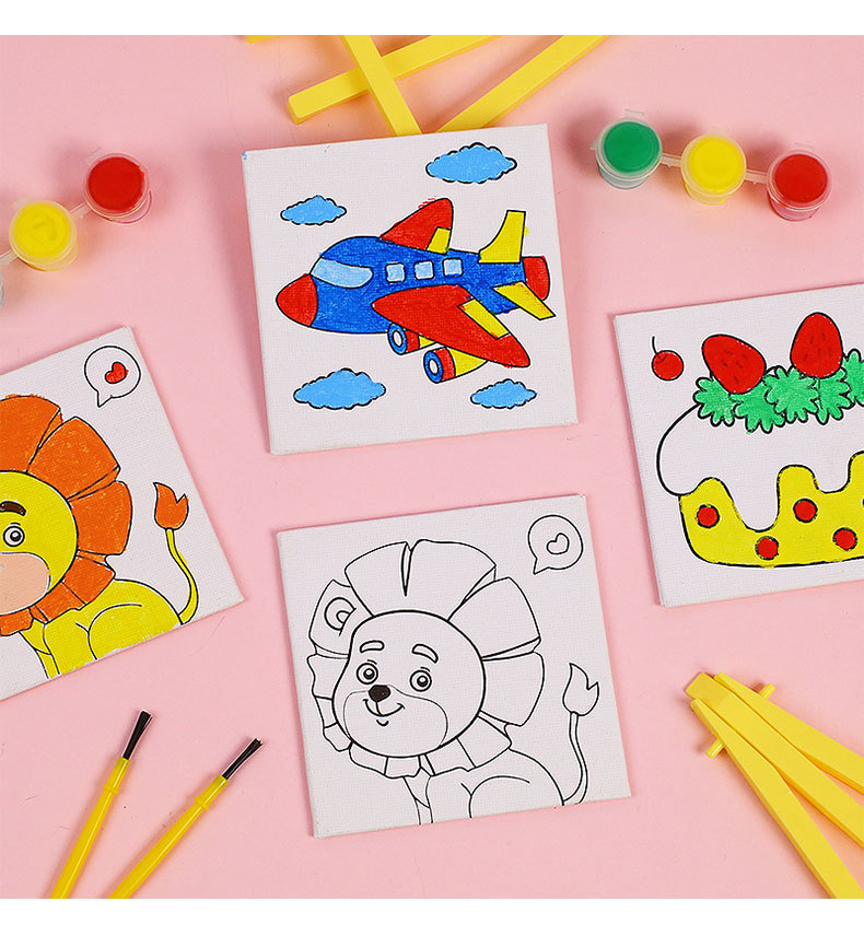 填色套装DIY涂色绘画套装绘画用品鸡蛋绘画填色详情图6