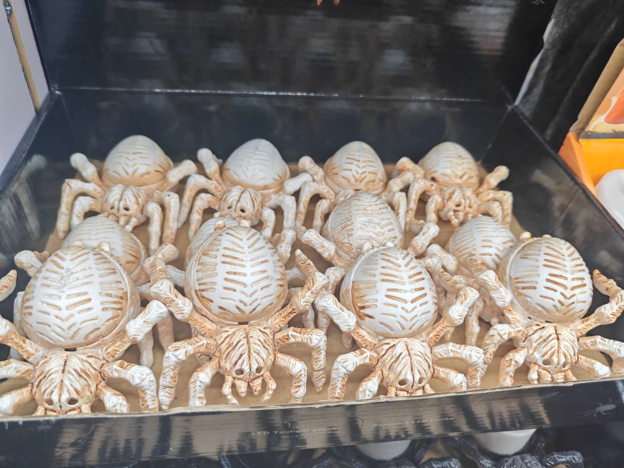 万圣节发光蜡烛LED闪光灯 派对装饰鼻子幽灵小夜灯闪光高脚杯节日装饰鼻子蜡烛幽灵南瓜蜡烛恐怖可爱派对节日氛围儿童玩具详情图6