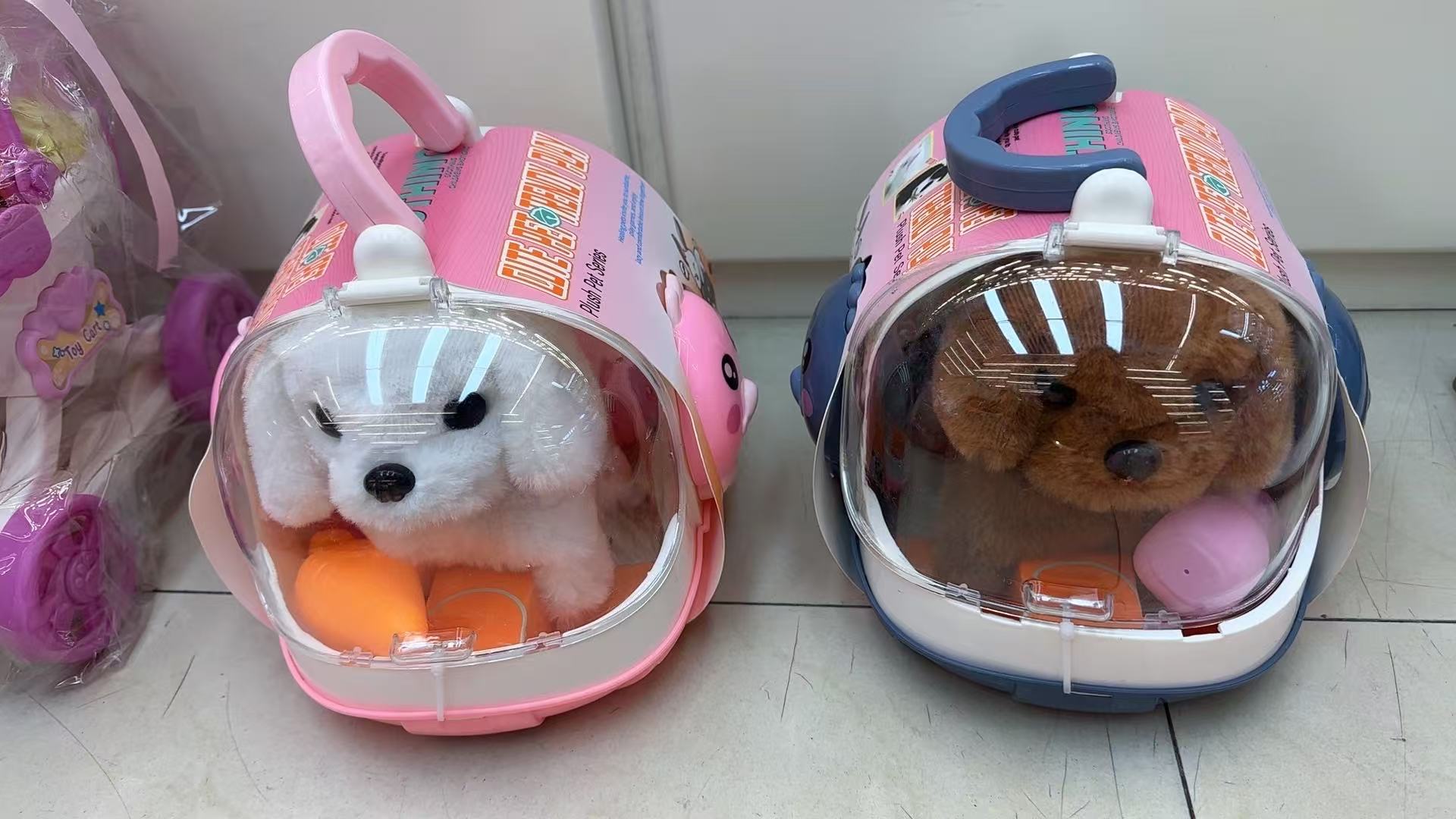 2025新款升级电动毛绒狗毛绒兔子会叫会跑毛绒玩具电动跨境爆款夜市批发厂家直销