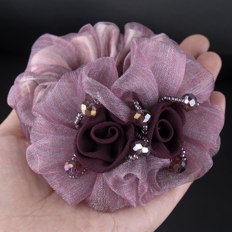 Exquisite ladies' hair accessories and headwear sets, high-end rhinestone hair nets, elegant and fashionable hair care accessories, unique designs Item Picture
