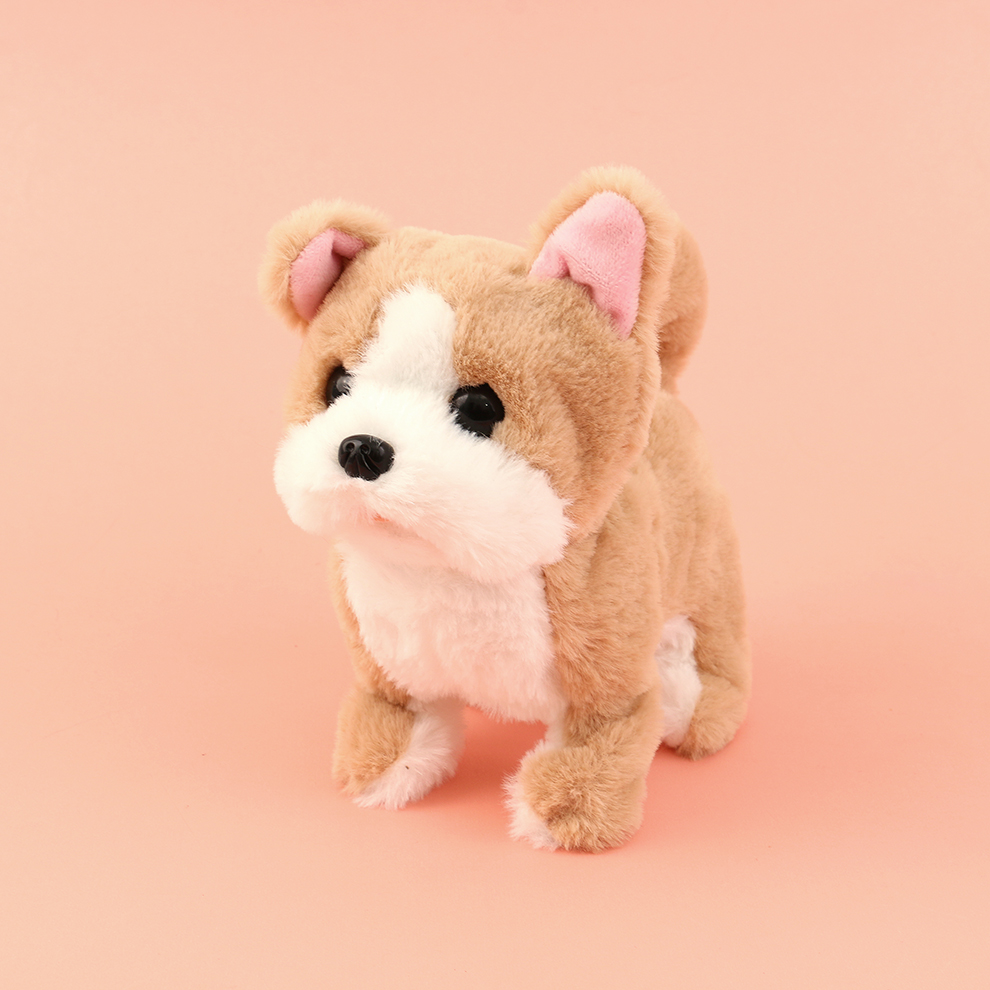 Children's electric mouth-racing dog toys that can talk and bark, simulated puppy electronic pet plush toys, direct sales from the manufacturer for children and boys
