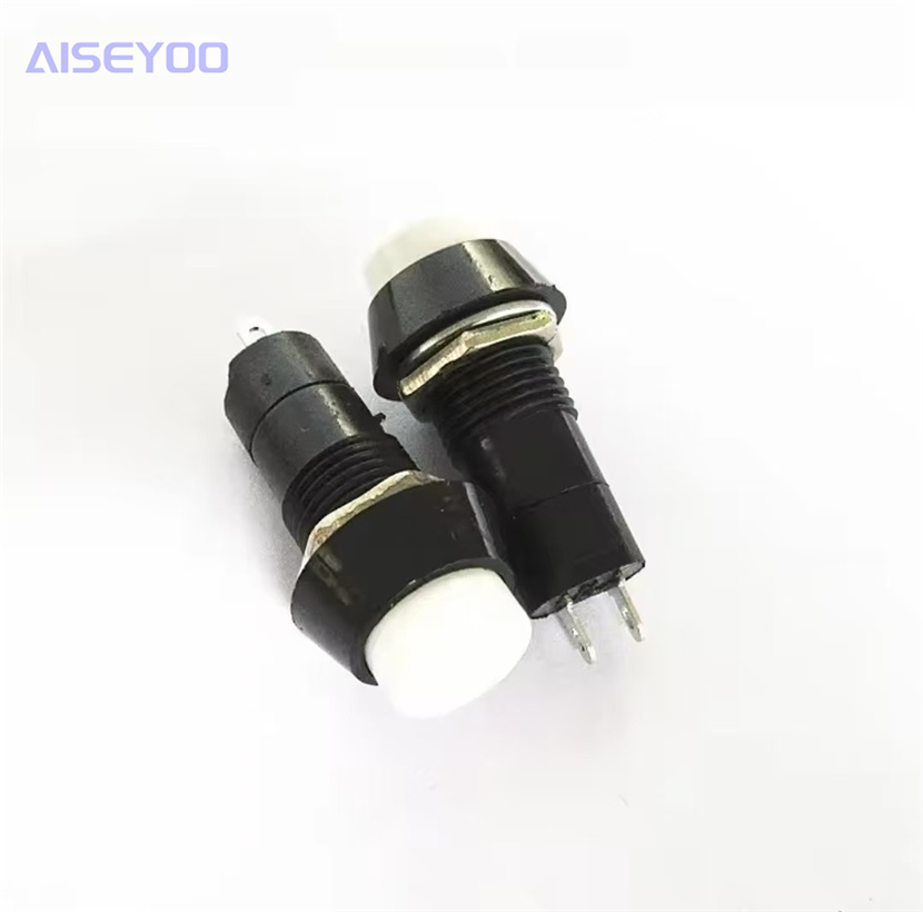 The PS-11A /11B push-button switch features red, green, yellow, white, blue and black heads. It is a self-locking/lock-free push-button device. The start button is circular and self-locking. The push-button switch has a small installation hole of 12MM pic 7