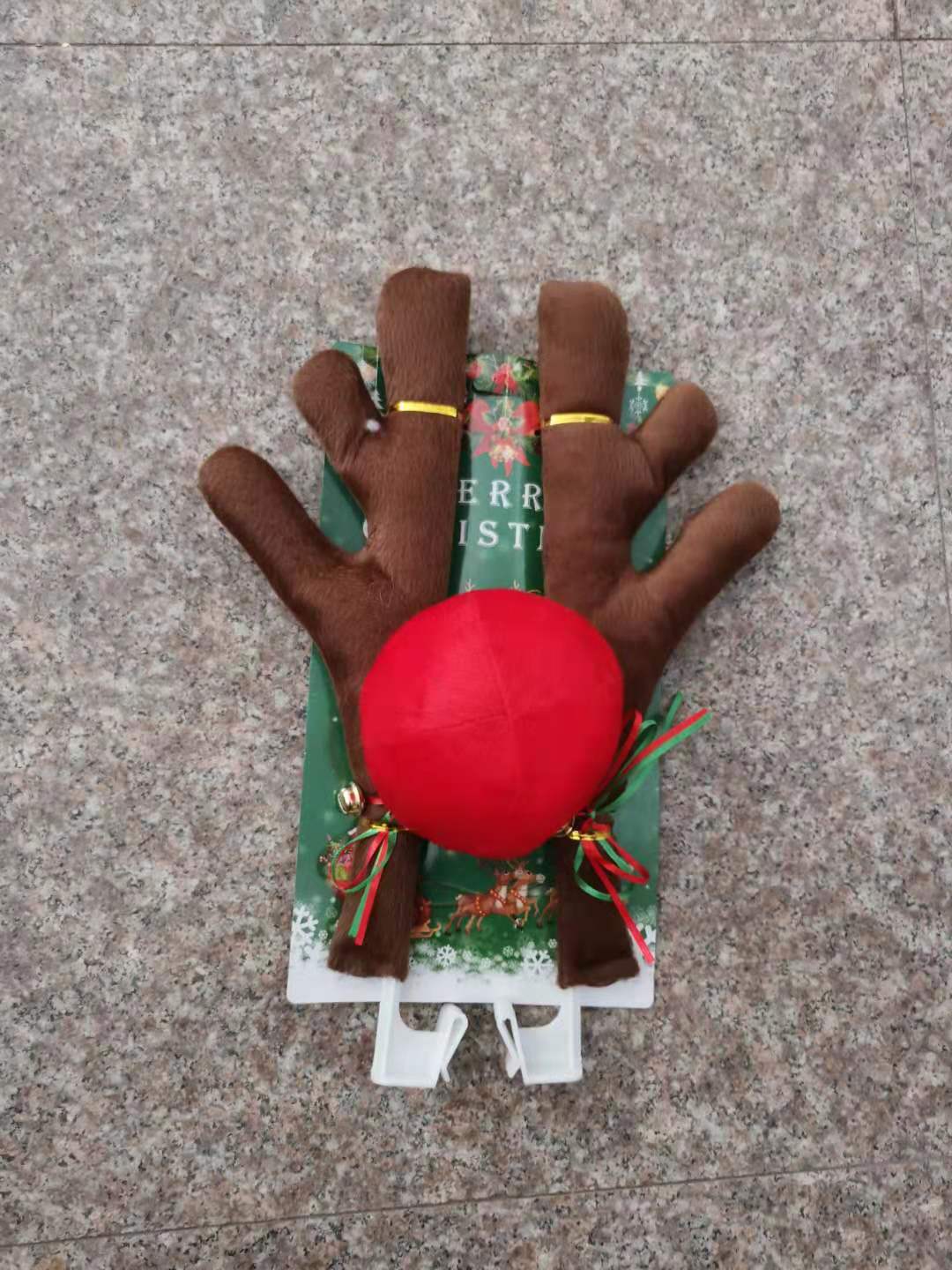 Christmas Direct sales factory Christmas supplies, Christmas decoration supplies, Christmas hats, Christmas gifts, Christmas decoration factory direct sales, Christmas car decorations, Red nose antlers details Picture