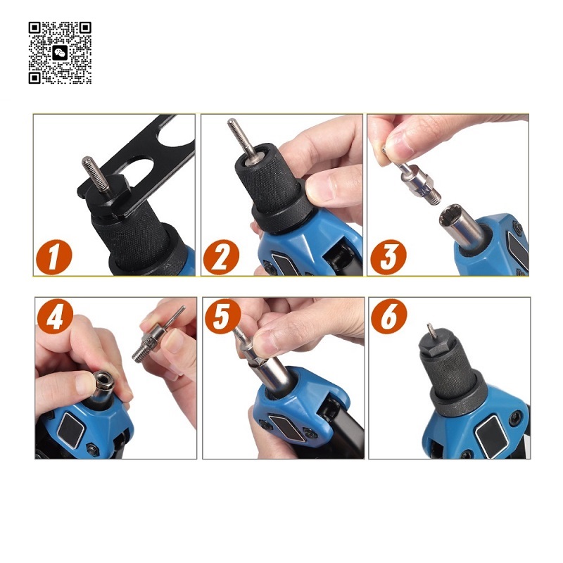 110件套铆螺母枪套装 RIVET NUT GUN详情7