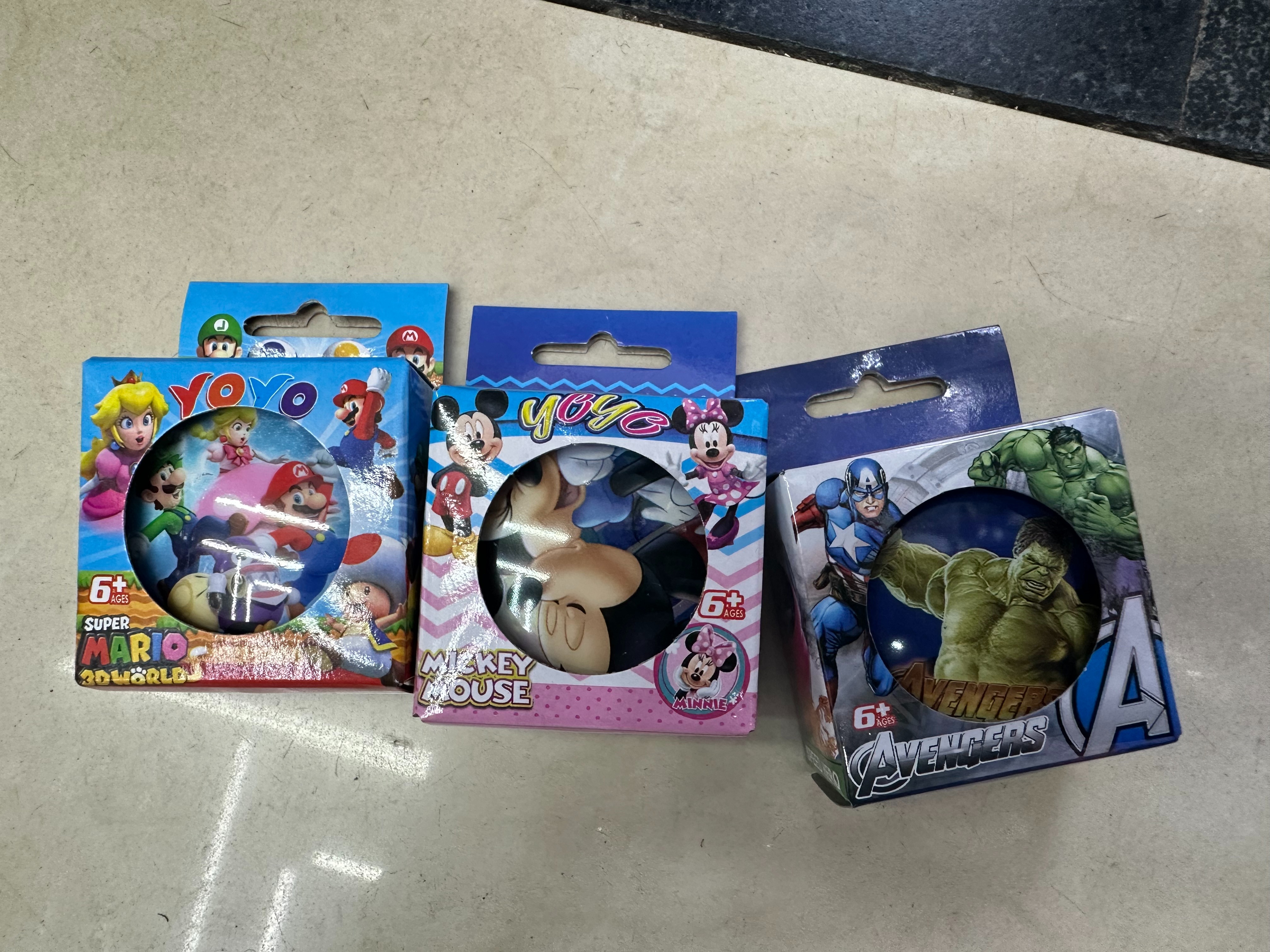 yoyo球带绳盒装玩具