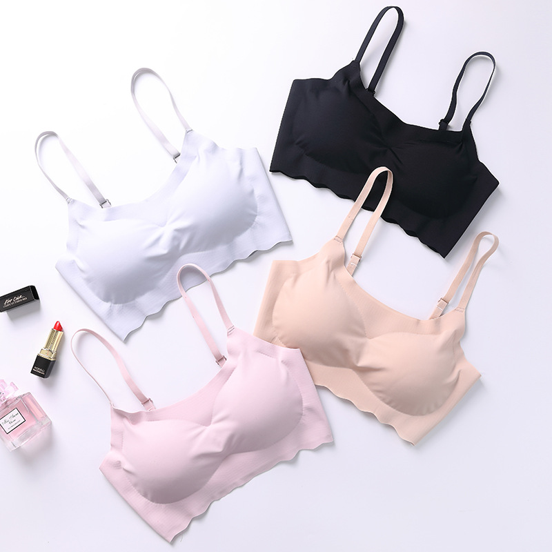 Vigo Secret Summer Thin, Sexy U-shaped backrest mesh fabric patchwork bra bra is comfortable and breathable 2525
