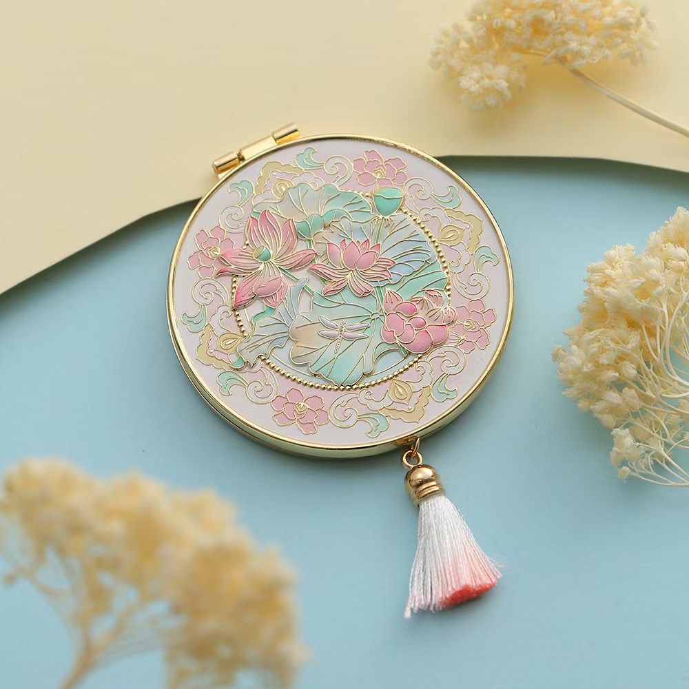 Flower-and-bird mirror Item Picture