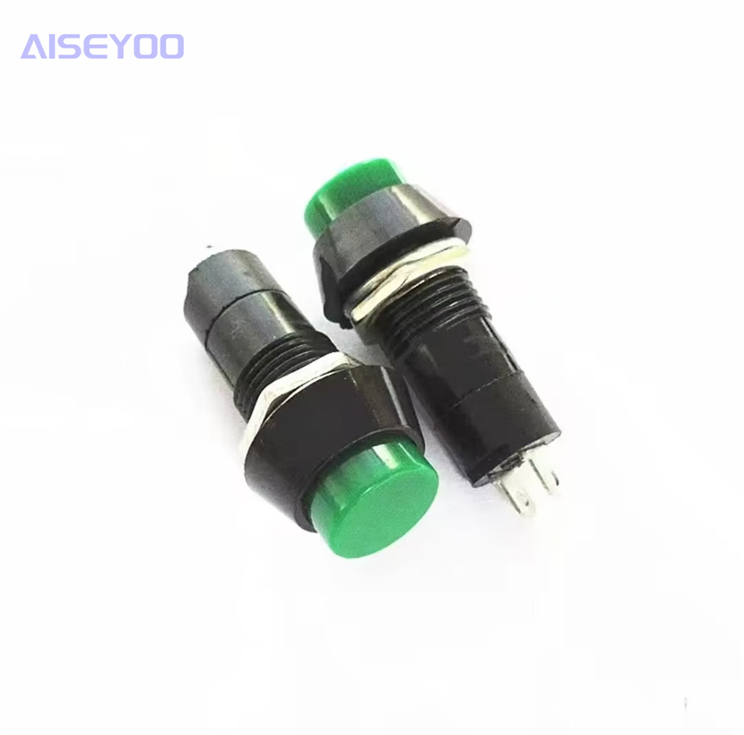 The PS-11A /11B push-button switch features red, green, yellow, white, blue and black heads. It is a self-locking/lock-free push-button device. The start button is circular and self-locking. The push-button switch has a small installation hole of 12MM pic 10