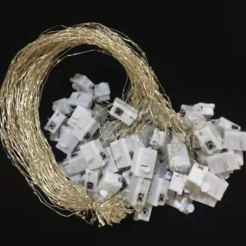 led铜线灯串彩灯三档LED小白盒串灯 表白礼盒波波球装饰氛围布置圣诞灯饰圣诞灯饰详情图6