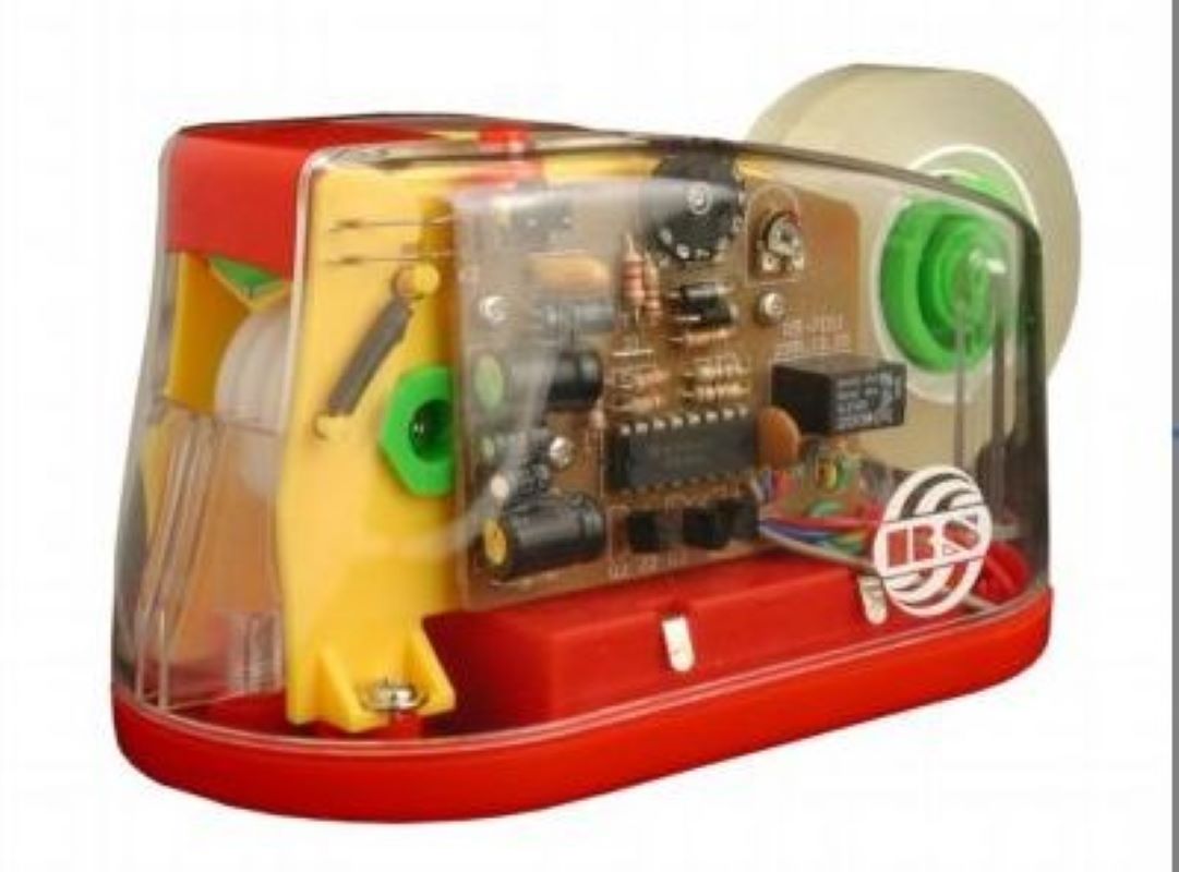 最新型的全自动办公系列产品 电动胶带机 全透明，半透