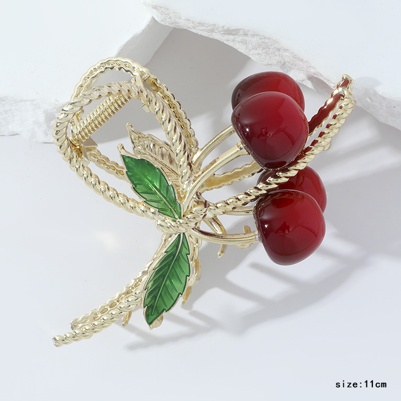 天意饰品精美发饰 头饰发梳头饰 高档头绳 地摊热销抓夹 头饰新款女式鲨鱼夹详情图2