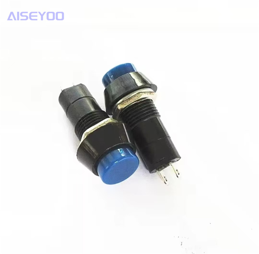 The PS-11A /11B push-button switch features red, green, yellow, white, blue and black heads. It is a self-locking/lock-free push-button device. The start button is circular and self-locking. The push-button switch has a small installation hole of 12MM pic 9