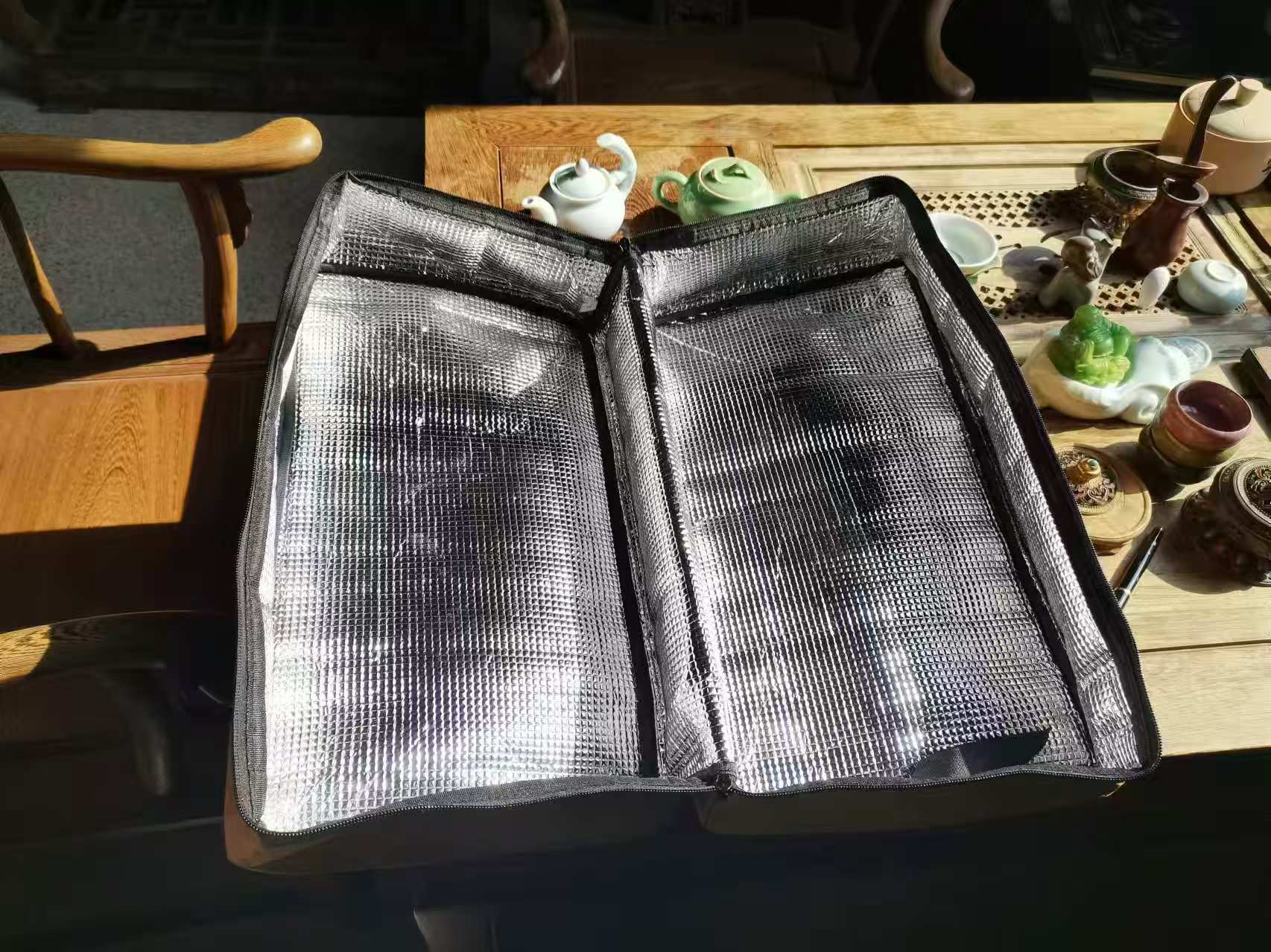 跨境专供隔热野餐保温包外卖配送打包袋烧烤保温袋冷链铝膜恒温袋详情14