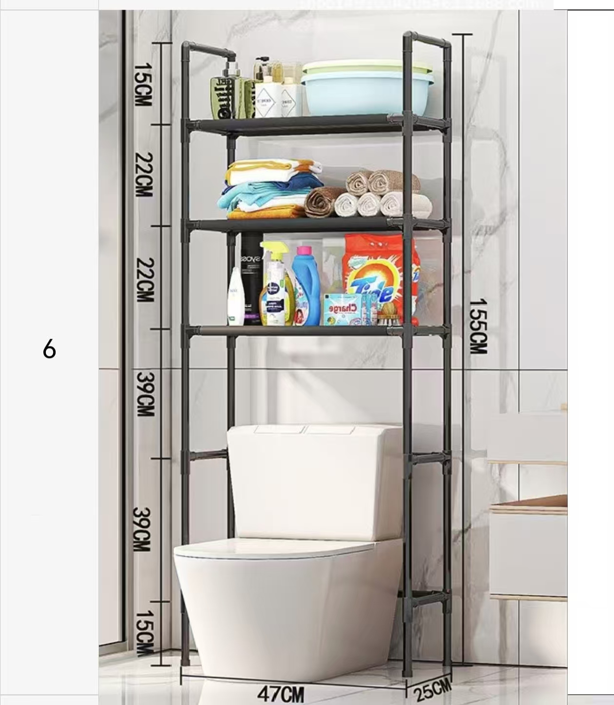 Factory stock, cross-border express delivery. Toilet rack, upper storage rack, toilet rack, storage rack, multi-layer toilet rack
