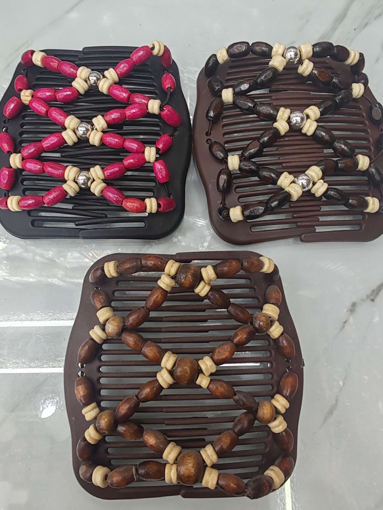 发梳头饰实物图