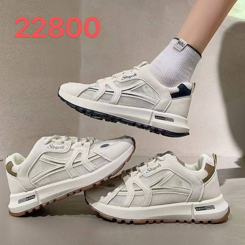 定制女款休闲鞋，卡其 白 浅蓝 透气舒适详情2