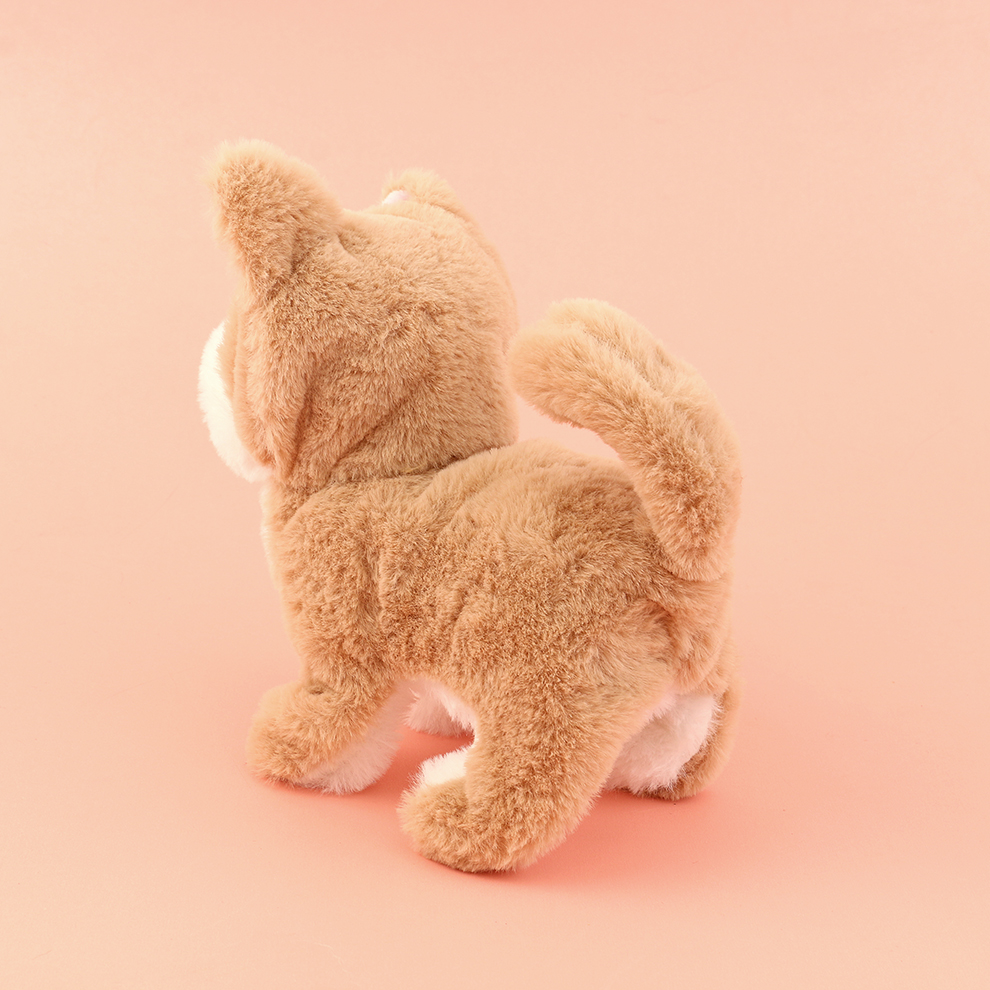 Children's electric mouth-racing dog toys that can talk and bark, simulated puppy electronic pet plush toys, direct sales from the manufacturer for children and boys Specification image