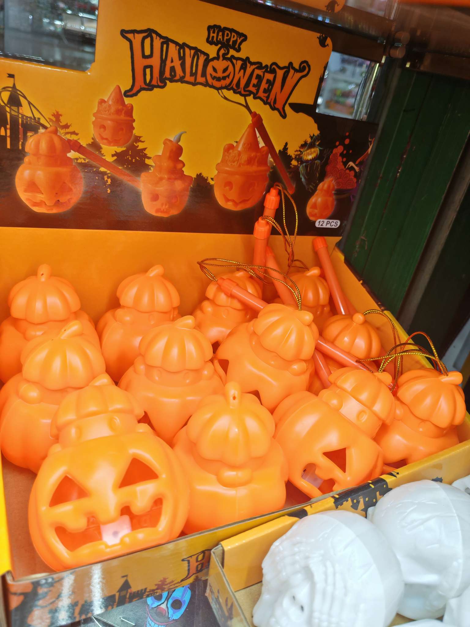 万圣节发光蜡烛LED闪光灯 派对装饰鼻子幽灵小夜灯闪光高脚杯节日装饰鼻子蜡烛幽灵南瓜蜡烛恐怖可爱派对节日氛围儿童玩具详情图13