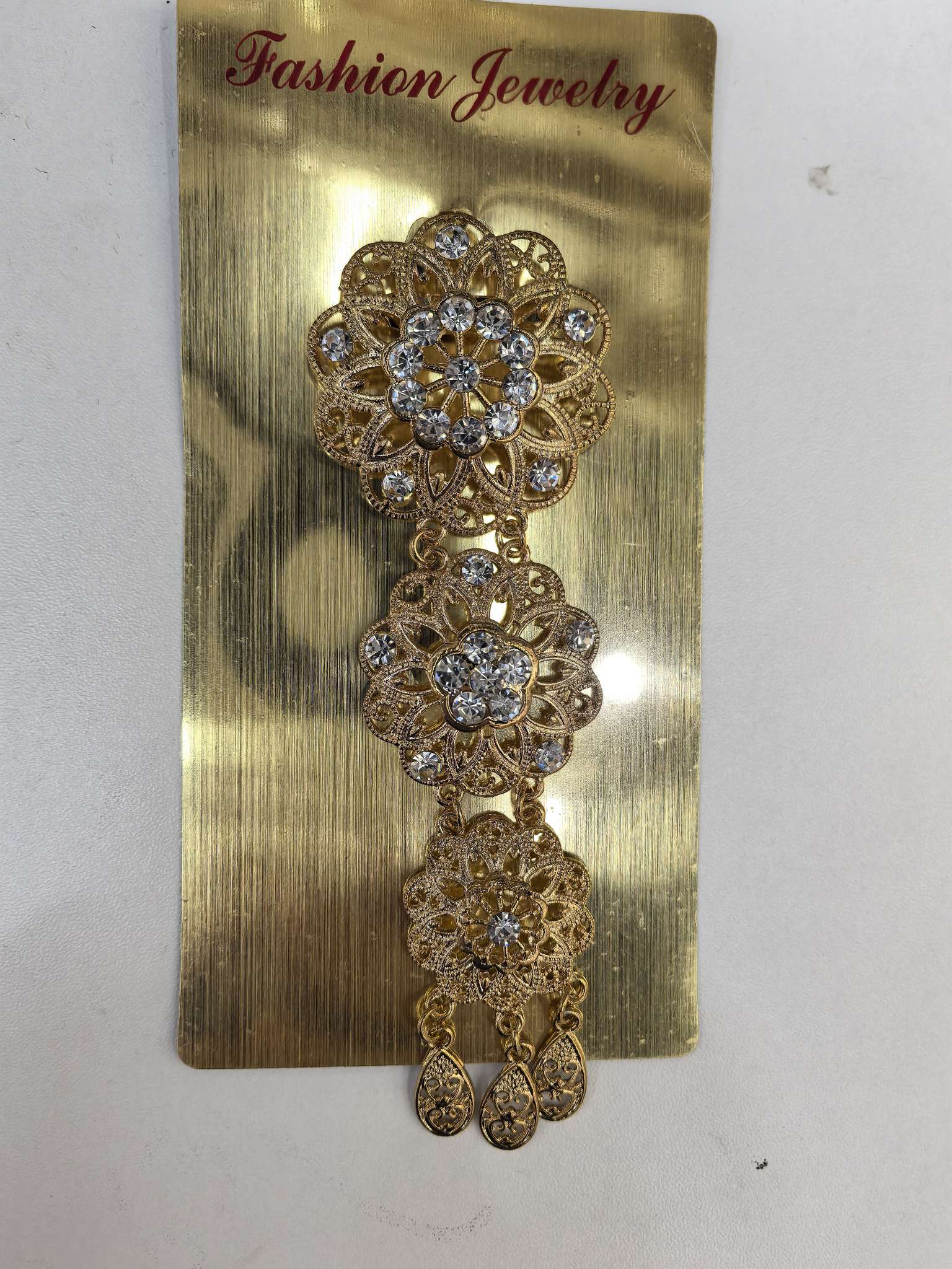 圆形花朵吊坠胸针复古胸花配饰气质百搭饰品衣领装饰别针扣