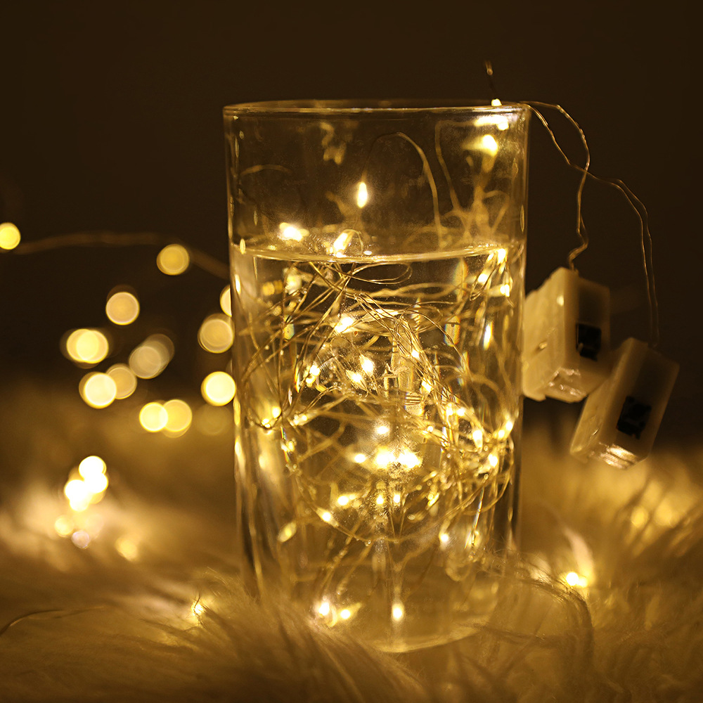 led铜线灯串彩灯三档LED小白盒串灯 表白礼盒波波球装饰氛围布置圣诞灯饰圣诞灯饰详情图3