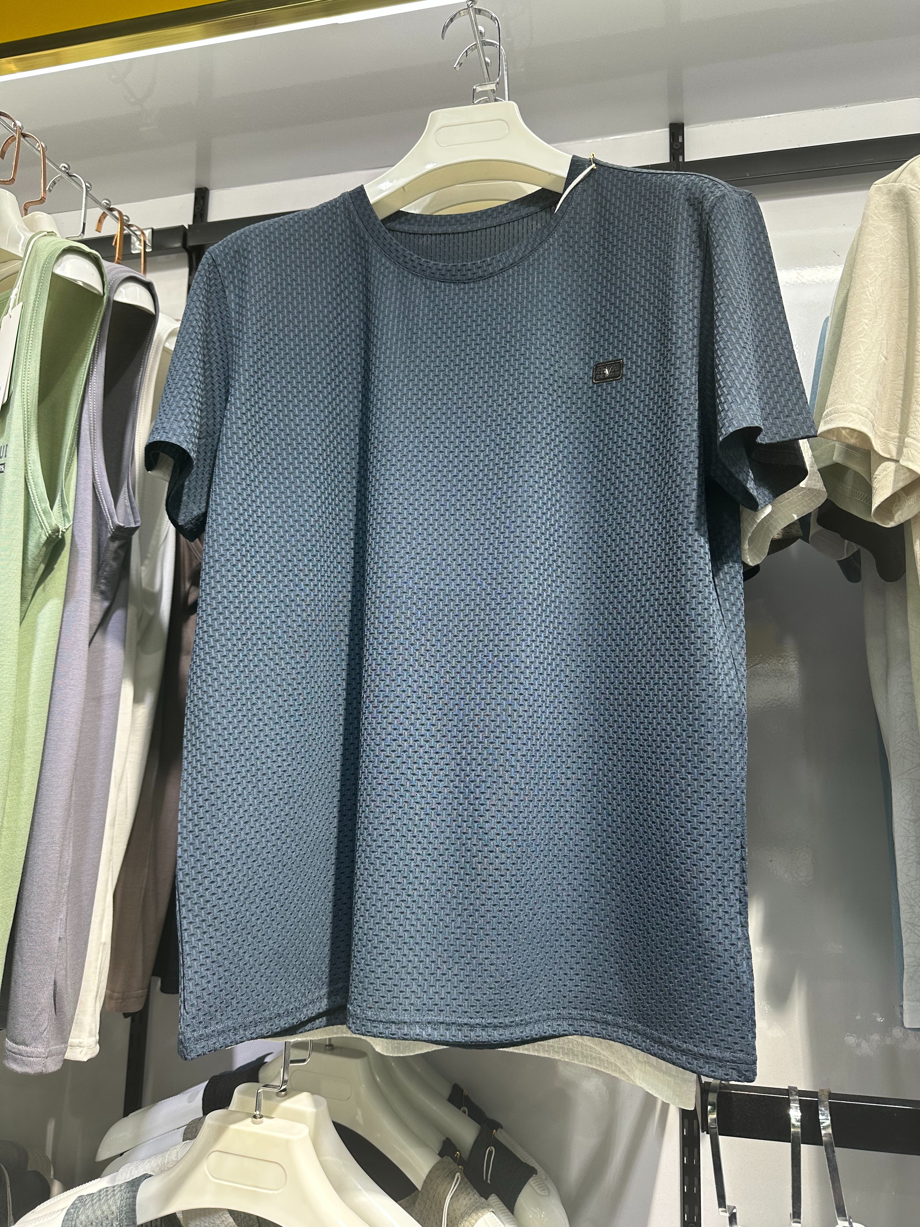 冰丝速干T恤男士短袖网眼透气新款运动跑步健身短袖3253