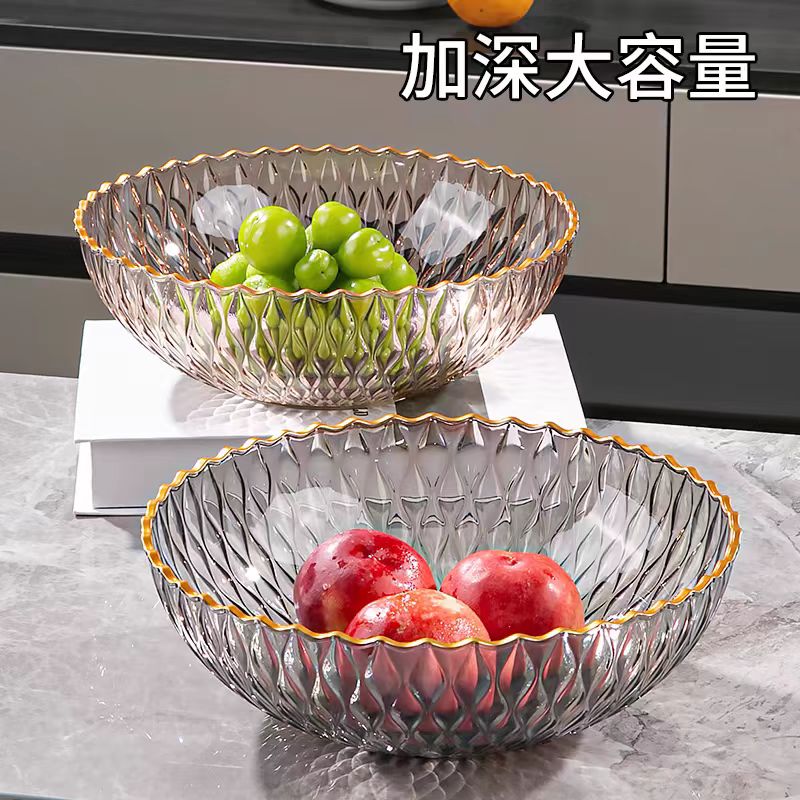 小吃盘/金属篮/玻璃果盘/金属水果篮/零食碟玻璃细节图