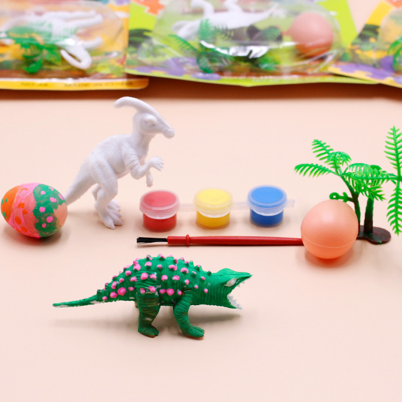 填色套装DIY涂色绘画套装绘画用品鸡蛋绘画填色白底实物图