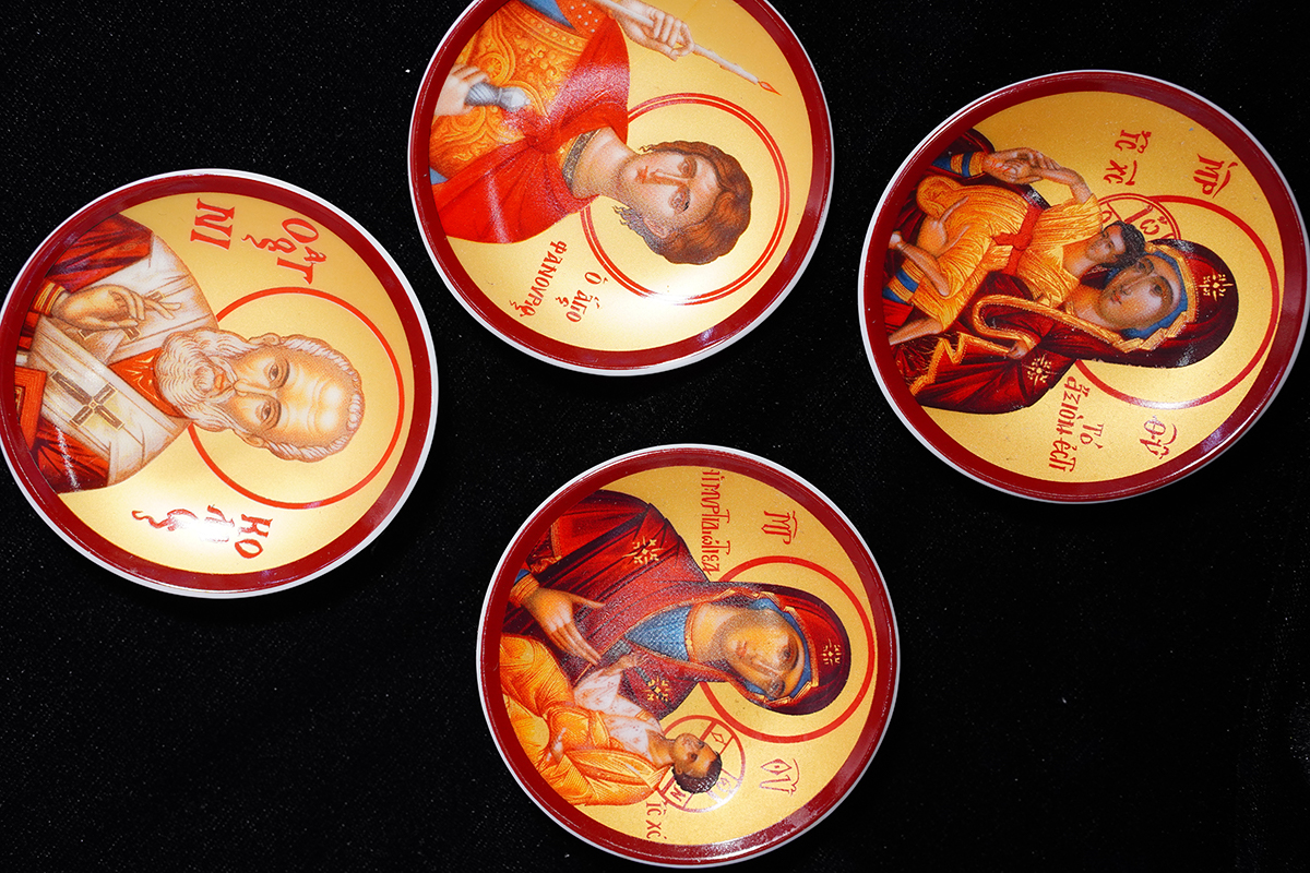 7946小明陶瓷热销外贸定制宗教冰箱贴旅游纪念品