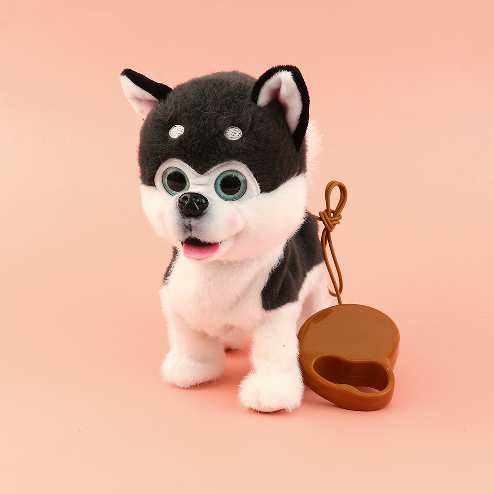 Children's electric puppy toys that can talk and bark, simulated puppy electronic pet plush toys for children boys