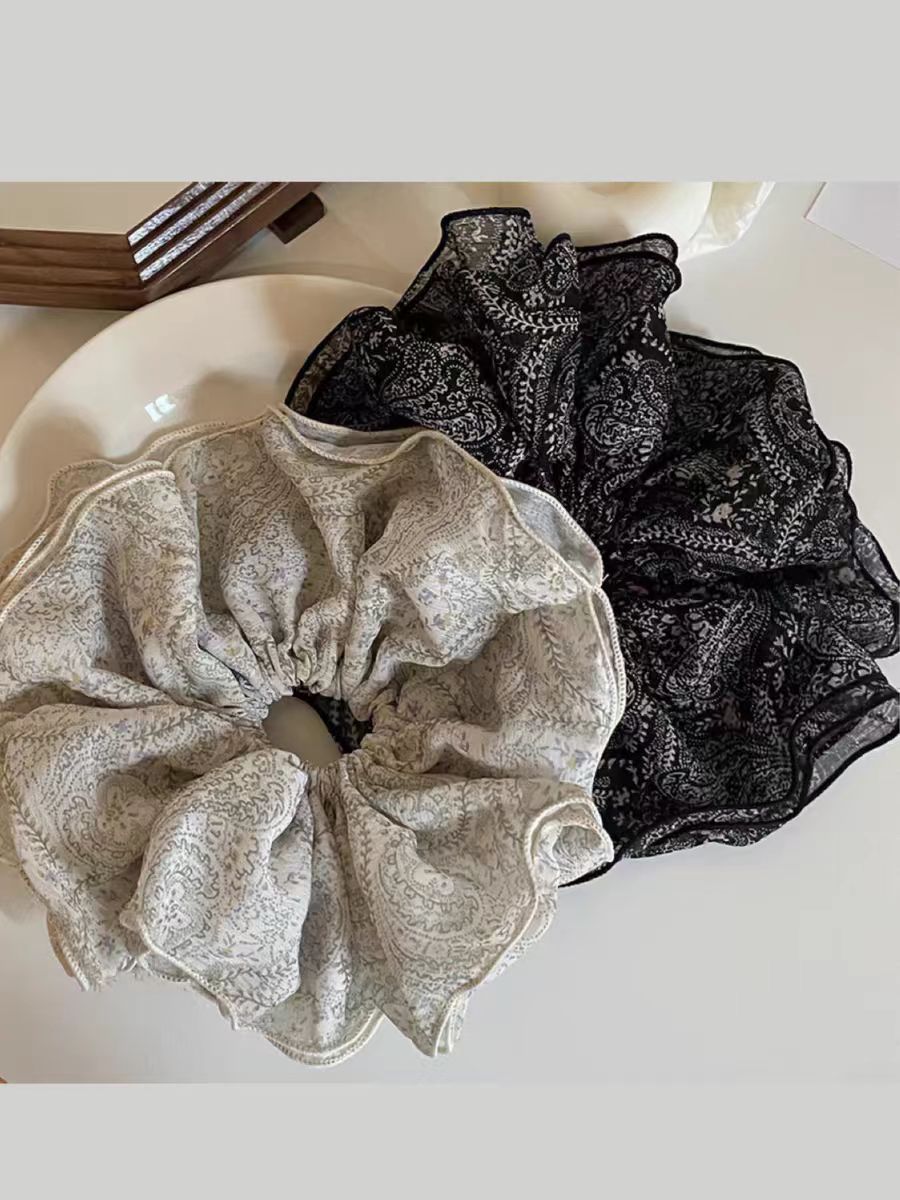 围巾/库存丝巾/Hijab/绣花羊毛围巾/披肩产品图